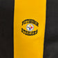 Pittsburgh Steelers Graphic Rugby Shirt | Size Large | Vintage 1990s Football Black Long Sleeve |