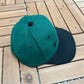 Dell Inc. Embroidered Graphic Hat | Snap Back | Vintage 1990s Promotional Green Cap |