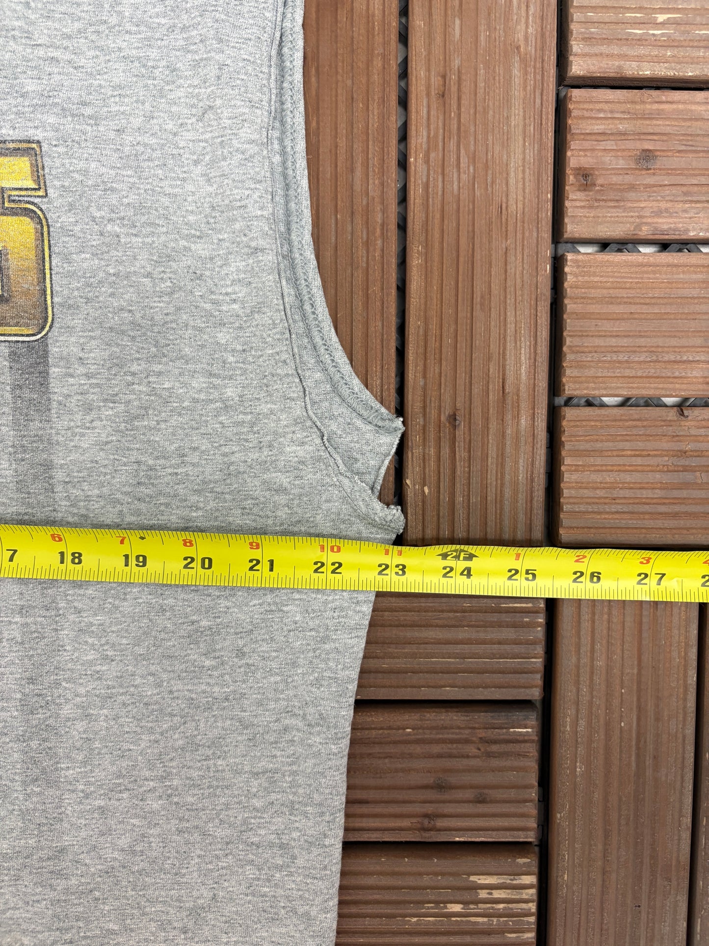 Tennessee Volunteers 1998 National Champions Graphic Tee | Size X-Large | Vintage 1990s College Football Grey Tank Top |
