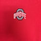 Ohio State Buckeyes Graphic Crewneck | Size Large | Vintage 1980s College Red Sweater |