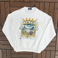 Green Bay Packers Super Bowl XXXI Champions Graphic Crewneck | Size Small | Vintage 1990s NFL Football White Sweater |