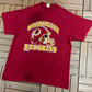 Washington Redskins Graphic Tee | Size X-Large | Vintage 1990s NFL Football Red T-Shirt |