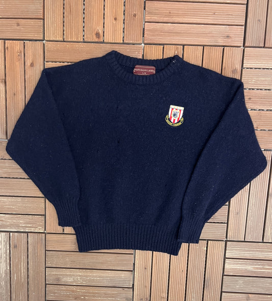 Chaps Ralph Lauren Knit Crewneck | Size Large | Vintage 2000s Branded Knit Sweater |