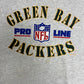 Green Bay Packers Graphic Tee | Size X-Large | Vintage 1990s Champion NFL Football Grey T-Shirt |