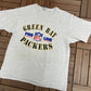 Green Bay Packers Graphic Tee | Size X-Large | Vintage 1990s Champion NFL Football Grey T-Shirt |