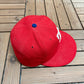 Texas Rangers Embroidered Graphic Hat | Size 7 1/4 | Vintage 1990s Wool MLB Baseball Red Cap |