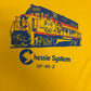 Chessie System GP-40-2 Graphic Tee | Size XX-Large | Vintage 1990s Promotional Yellow T-Shirt |