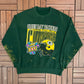 Green Bay Packers Super Bowl Champions Graphic Crewneck | Size Large | Vintage 1990s NFL Football Green Sweater |