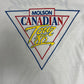 Molson Canadian Tour '86 Graphic Tee | Size X-Large | Vintage 1980s Alcohol Promotional White T-Shirt |