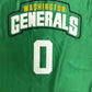 Washington Generals Basketball Jersey | Size Large | Vintage 1990s Basketball Green Jersey |