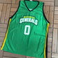 Washington Generals Basketball Jersey | Size Large | Vintage 1990s Basketball Green Jersey |