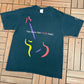 The House That Built Rock Graphic Tee | Size Medium | Vintage 2000s Rock & Roll Hall Of Fame Black T-Shirt |