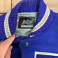 Whiting Letterman "P" Graphic Jacket | Size 42 | Vintage 1970s Varsity Blue Jacket |