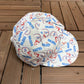 Houston Oilers Helmet All Over Print Graphic Hat | Snap Back | Vintage 1990s NFL Football White Hat |