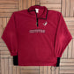 Phoenix Coyotes Embroidered Fleece Sweater | Size XX-Large | Vintage 2000s NHL Hockey Red Sweater |