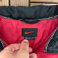 Nike Embroidered Swoosh Windbreaker Jacket | Size Medium | Vintage 2000s Branded Red Zip Up Windbreaker |