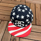 Stussy American Flag Graphic Hat | Snap Back | Vintage 2000s Stussy Branded Cap |