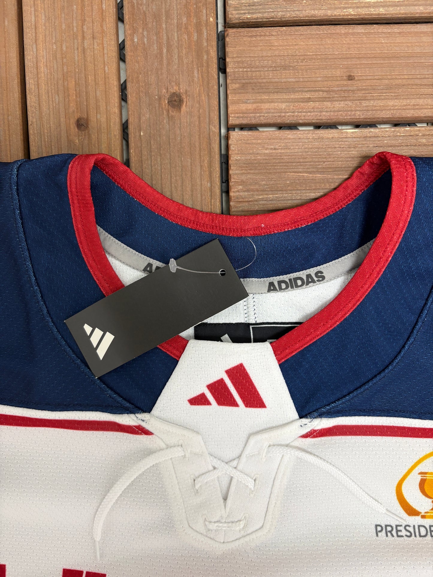 USA Presidents Cup Golf Tournament Hockey Jersey | Size X-Large | Adidas Branded White Jersey |