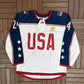 USA Presidents Cup Golf Tournament Hockey Jersey | Size X-Large | Adidas Branded White Jersey |