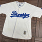 Brooklyn Dodgers Baseball Jersey | Size Large | Vintage 1990s Starter White Baseball Jersey |