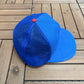Chicago Cubs Embroidered Graphic Hat | Snap Back | Vintage 1980s MLB Baseball Trucker Blue Cap |