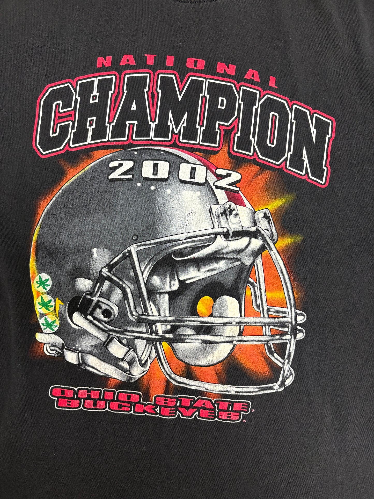 Ohio State Buckeyes National Champion 2002 Graphic Tee | Size XX-Large | Vintage 2000s College Football T-Shirt |