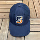 Syracuse Orange Graphic Hat | Snap Back | Vintage 1990s College Blue Cap |