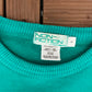 Blank Teal Non-Fiction Canadian Classics Crewneck | Size 4 / XXL | Vintage 1990s Thick Teal Sweatshirt |