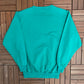 Blank Teal Non-Fiction Canadian Classics Crewneck | Size 4 / XXL | Vintage 1990s Thick Teal Sweatshirt |