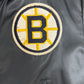 Boston Bruins Graphic Jacket | Size Medium | Vintage 1990s NHL Hockey Black Jacket |