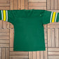 Green Bay Packers Graphic Tee | Size Medium | Vintage 1990s NFL Football Green T-Shirt |