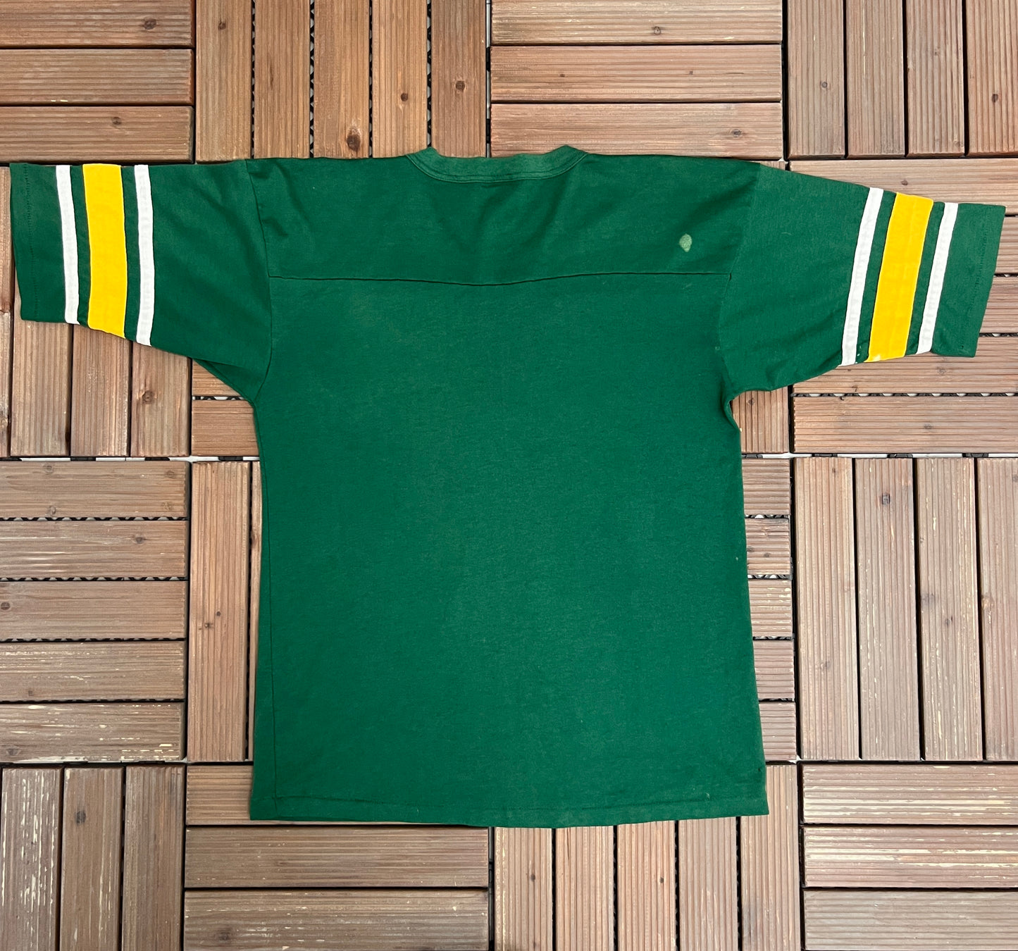 Green Bay Packers Graphic Tee | Size Medium | Vintage 1990s NFL Football Green T-Shirt |