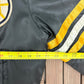 Boston Bruins Graphic Jacket | Size Medium | Vintage 1990s NHL Hockey Black Jacket |