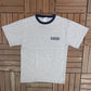 Harvard University Graphic Tee | Size Medium | Vintage 1990s College Grey T-Shirt |