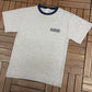 Harvard University Graphic Tee | Size Medium | Vintage 1990s College Grey T-Shirt |