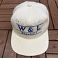 Washington & Lee Generals Baseball Graphic Hat | Snap Back | Vintage 1990s College White Cap |