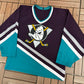 Anaheim Mighty Ducks Hockey Jersey | Size Small | Vintage 1990s CCM NHL Hockey Jersey |