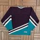 Anaheim Mighty Ducks Hockey Jersey | Size Small | Vintage 1990s CCM NHL Hockey Jersey |