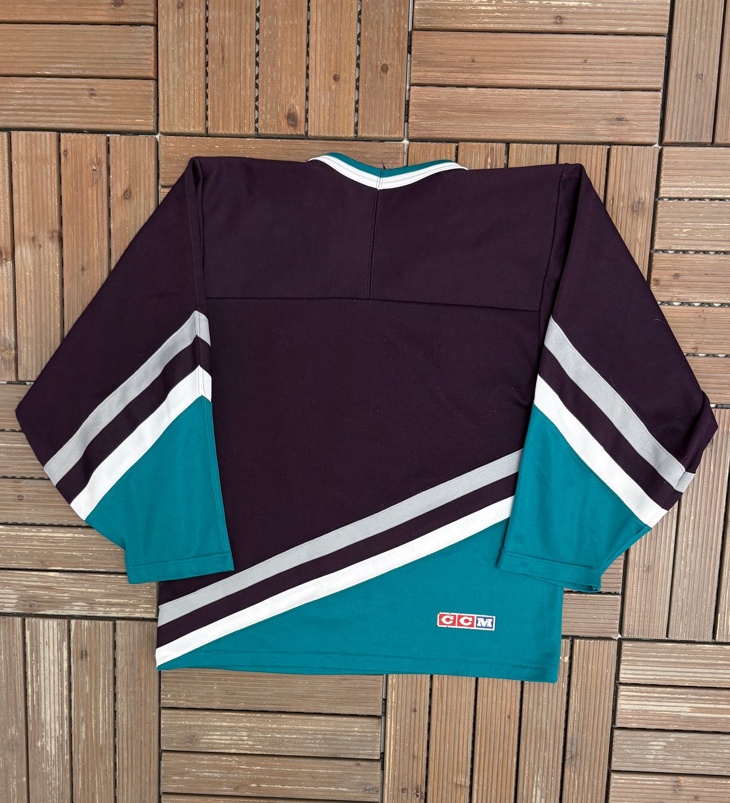 Anaheim Mighty Ducks Hockey Jersey | Size Small | Vintage 1990s CCM NHL Hockey Jersey |