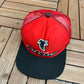 Atlanta Falcons Graphic Hat | Snap Back | Vintage 1990s Made in USA NFL Football Red Cap |