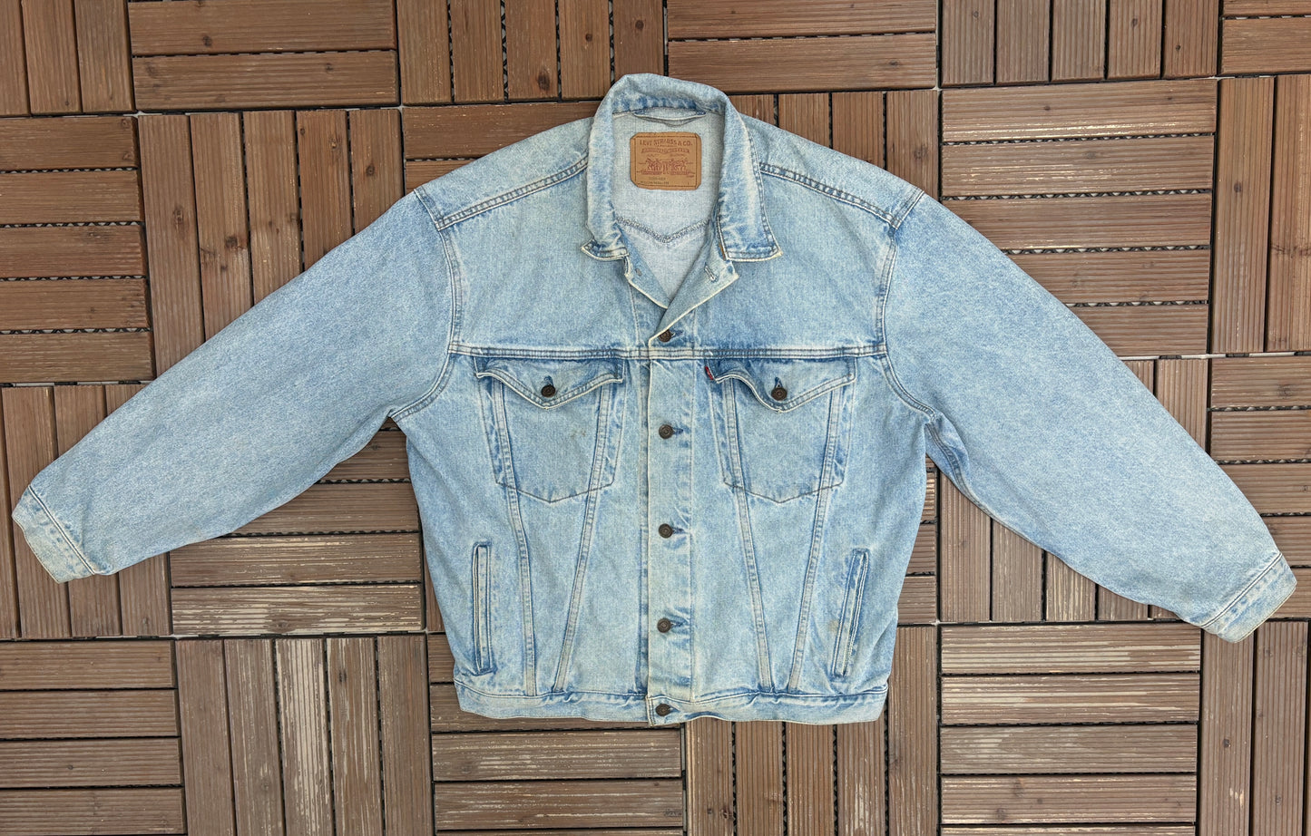 Levi's 75525-4834 Blue Denim Jacket | Size X-Large | Vintage 1990s Blue Jean Jacket |
