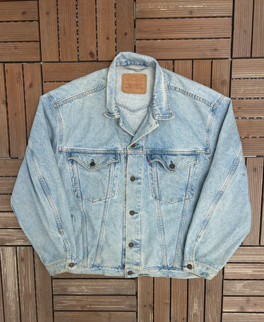 Levi's 75525-4834 Blue Denim Jacket | Size X-Large | Vintage 1990s Blue Jean Jacket |