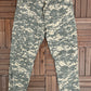 Camouflage Army Cargo Pants | Size X-Large | Vintage 1990s Camouflage Green Cargo Pants |