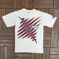 Denver Broncos Graphic Tee | Size Small | Vintage 1990s Starter NFL Football White T-Shirt |