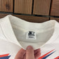 Denver Broncos Graphic Tee | Size Small | Vintage 1990s Starter NFL Football White T-Shirt |