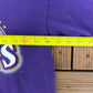 Louisiana State University Tigers Graphic Tee | Size Medium | Vintage 1990s College Purple T-Shirt |