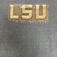 LSU Tigers Football Graphic Tee | Size Large | Vintage 2000s College Black T-Shirt |