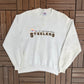 Pittsburgh Steelers 2001 AFC Central Champions Graphic Crewneck | Size Large | Vintage 2000s Football White Sweater |