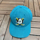 Anaheim Mighty Ducks Graphic Hat | Snap Back | Vintage 2000s NHL Hockey Green Cap |