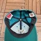 Anaheim Mighty Ducks Graphic Hat | Snap Back | Vintage 2000s NHL Hockey Green Cap |